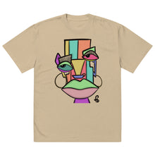 Load image into Gallery viewer, Oversized faded Abstract t-shirt
