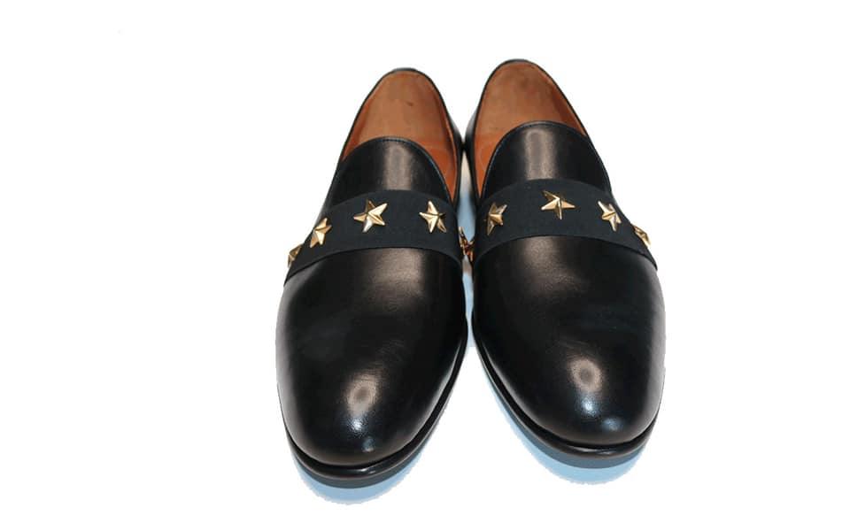 Men's Black Belgian Slippers - Frantz Benjamin