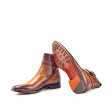 Load image into Gallery viewer, Men&#39;s Cognac Patina Boots - Frantz Benjamin
