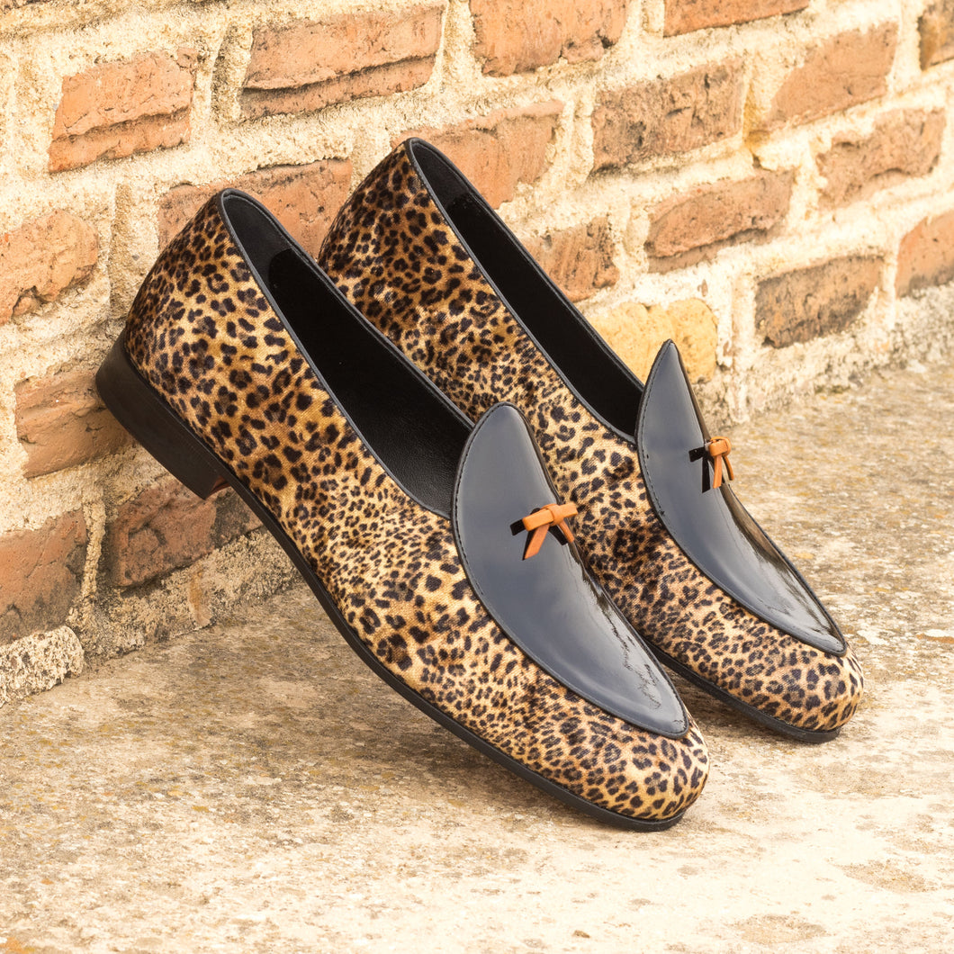 Eddie Leopard Sartorial Slippers - Frantz Benjamin