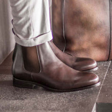 Load image into Gallery viewer, Brown Chelsea Boots
