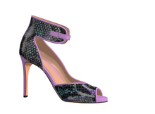 Load image into Gallery viewer, Women Print Ibiza Purple Heel
