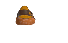 Load image into Gallery viewer, FB Brown Double Monk  Slippers
