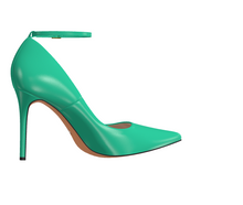 Load image into Gallery viewer, Florence Green Ankle Strap Pump
