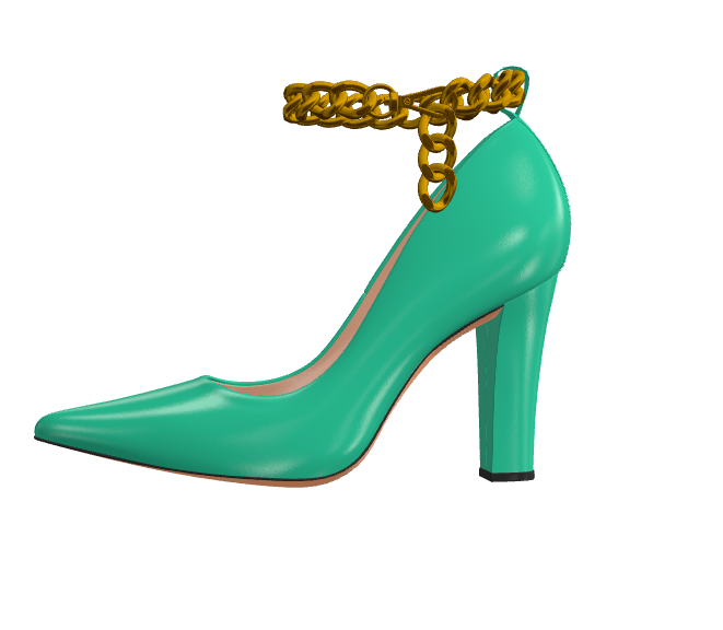 Florence Green Ankle Chain Strap