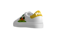 Load image into Gallery viewer, Gold Haitian Flag Digital Print Low top - Frantz Benjamin
