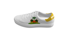 Load image into Gallery viewer, Gold Haitian Flag Digital Print Low top - Frantz Benjamin
