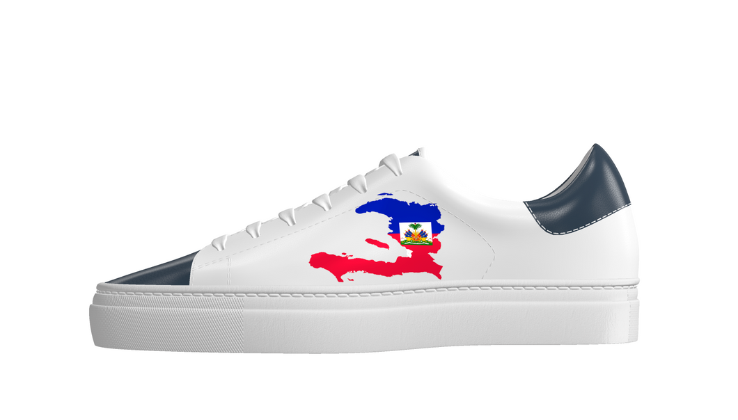 Navy Blue Digital Printed Flag Sneakers