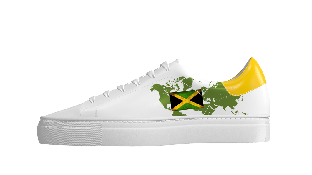 Jamaica Flag  Digital Print Sneakers