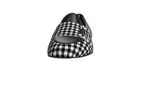 Load image into Gallery viewer, Black Houndstooth Double Monk Slippers - Frantz Benjamin
