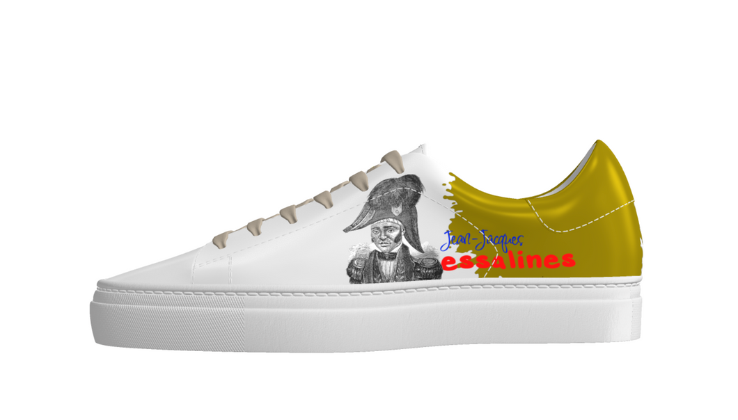 Multi-Color Dessalines Digital Print Sneakers - Frantz Benjamin