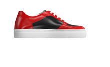 Load image into Gallery viewer, Red and Black Low Top Trainer
