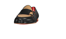 Load image into Gallery viewer, FB Black Double Monk  Slippers
