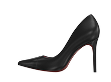 Load image into Gallery viewer, Milan Black  Pointy toe Heel
