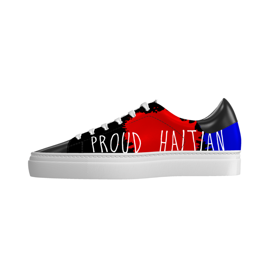 Proud Haitian  Digital Print Sneakers