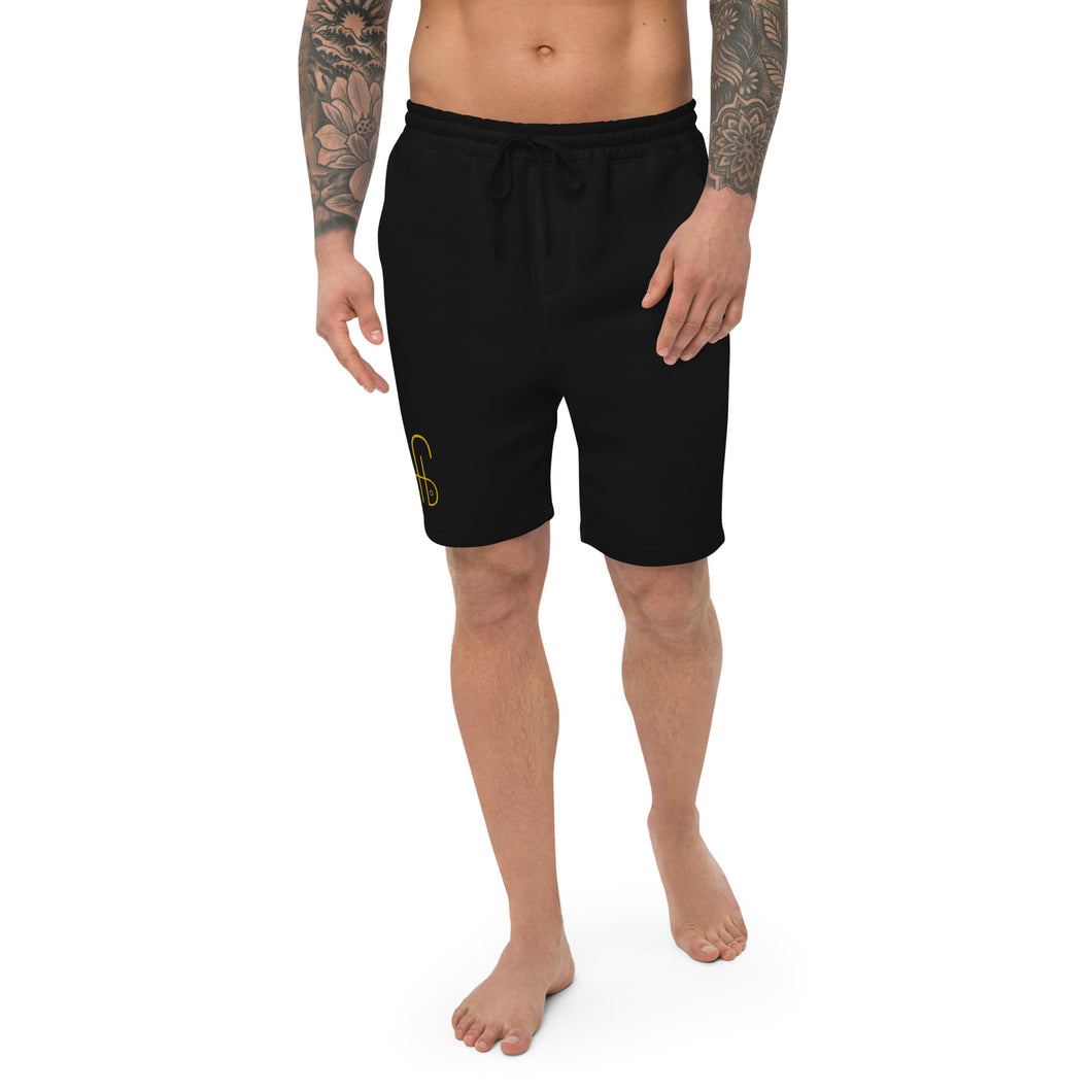 FB Embroidered Men's fleece shorts