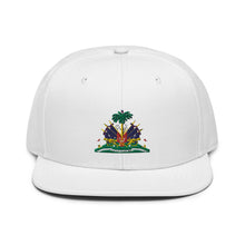 Load image into Gallery viewer, Haitian Flag Embrodery Snapback Hat

