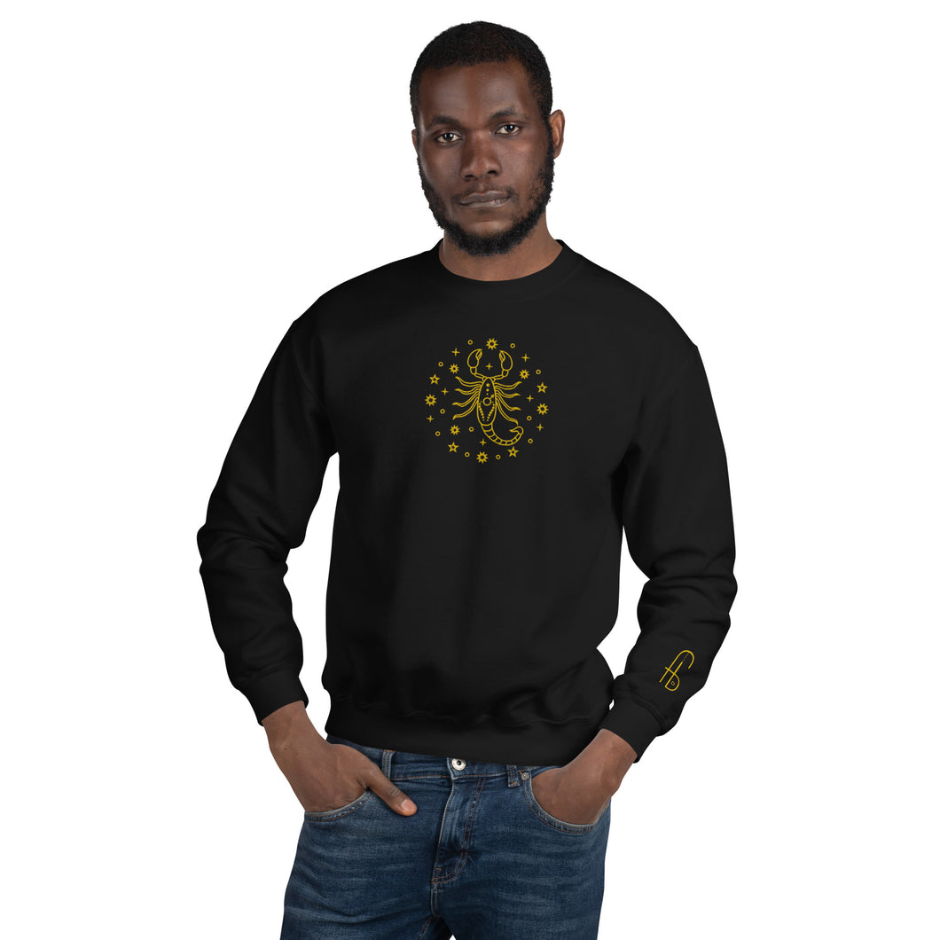 Scorpio Embroidered Unisex Sweatshirt - Frantz Benjamin