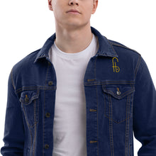 Load image into Gallery viewer, FB Classic Embroidered Unisex denim jacket - Frantz Benjamin
