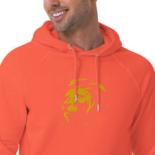 Load image into Gallery viewer, Lion Head FB Embroidered Unisex eco raglan hoodie - Frantz Benjamin
