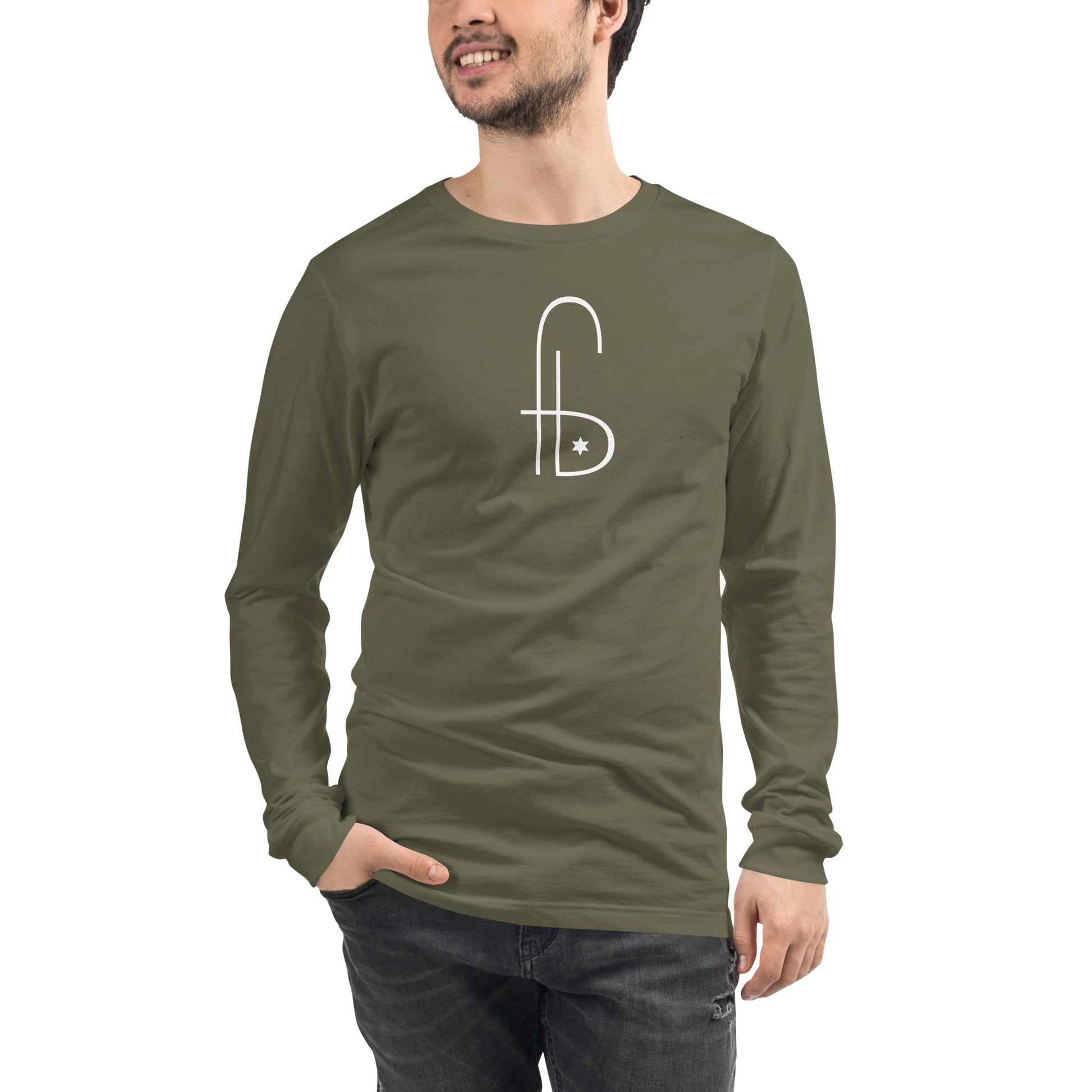 FB Embroidered logo Unisex Long Sleeve Tee - Frantz Benjamin