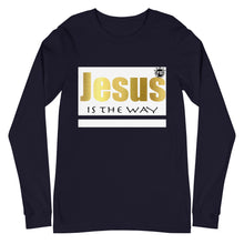 Load image into Gallery viewer, Jesus is the way Unisex Long Sleeve Tee - Frantz Benjamin
