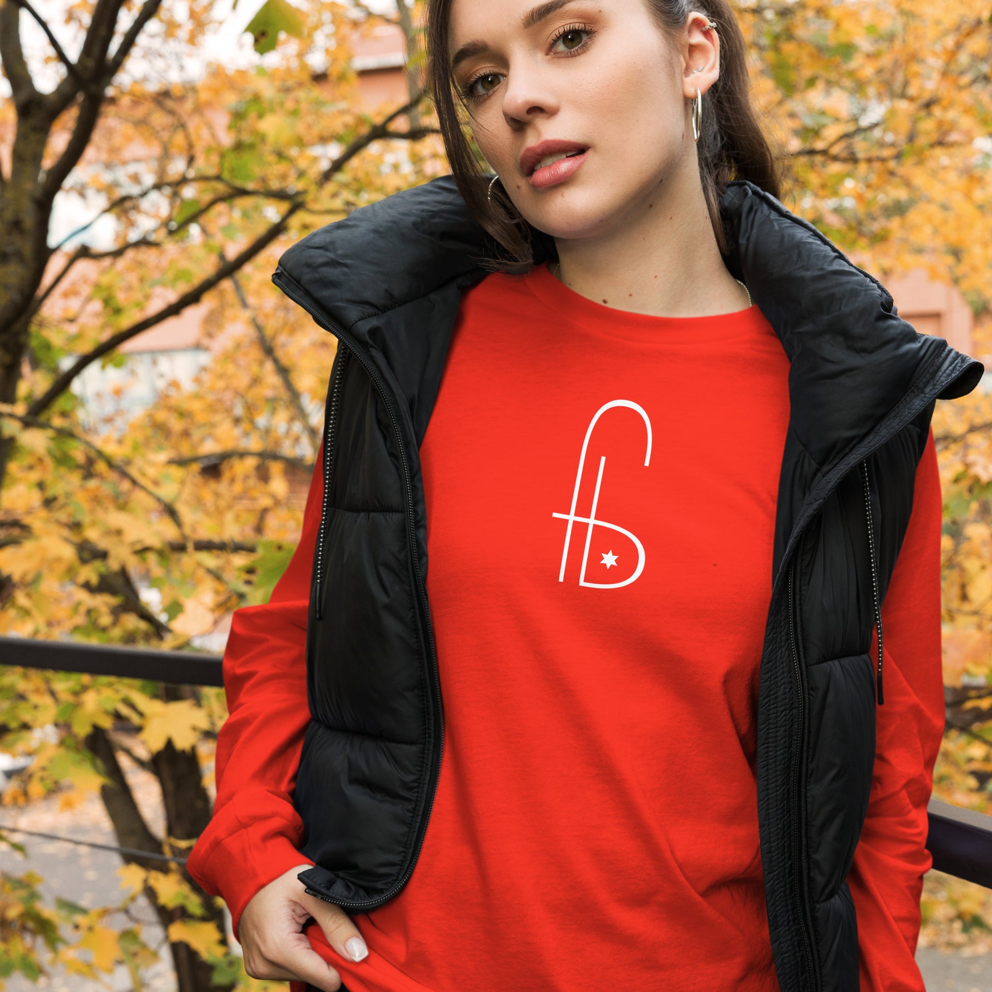 FB Embroidered logo Unisex Long Sleeve Tee - Frantz Benjamin