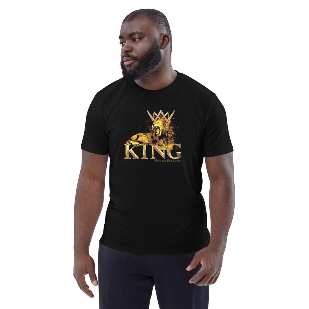 King Unisex organic cotton t-shirt