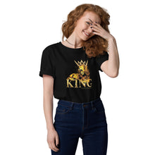 Load image into Gallery viewer, King Unisex organic cotton t-shirt
