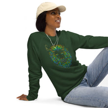 Load image into Gallery viewer, Lion Head Unisex organic raglan sweatshirt

