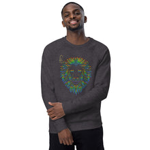 Load image into Gallery viewer, Lion Head Unisex organic raglan sweatshirt - Frantz Benjamin
