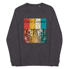 Load image into Gallery viewer, Vintage FB Unisex organic raglan sweatshirt - Frantz Benjamin
