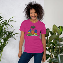 Load image into Gallery viewer, Haitian Flag Print Unisex t-shirt
