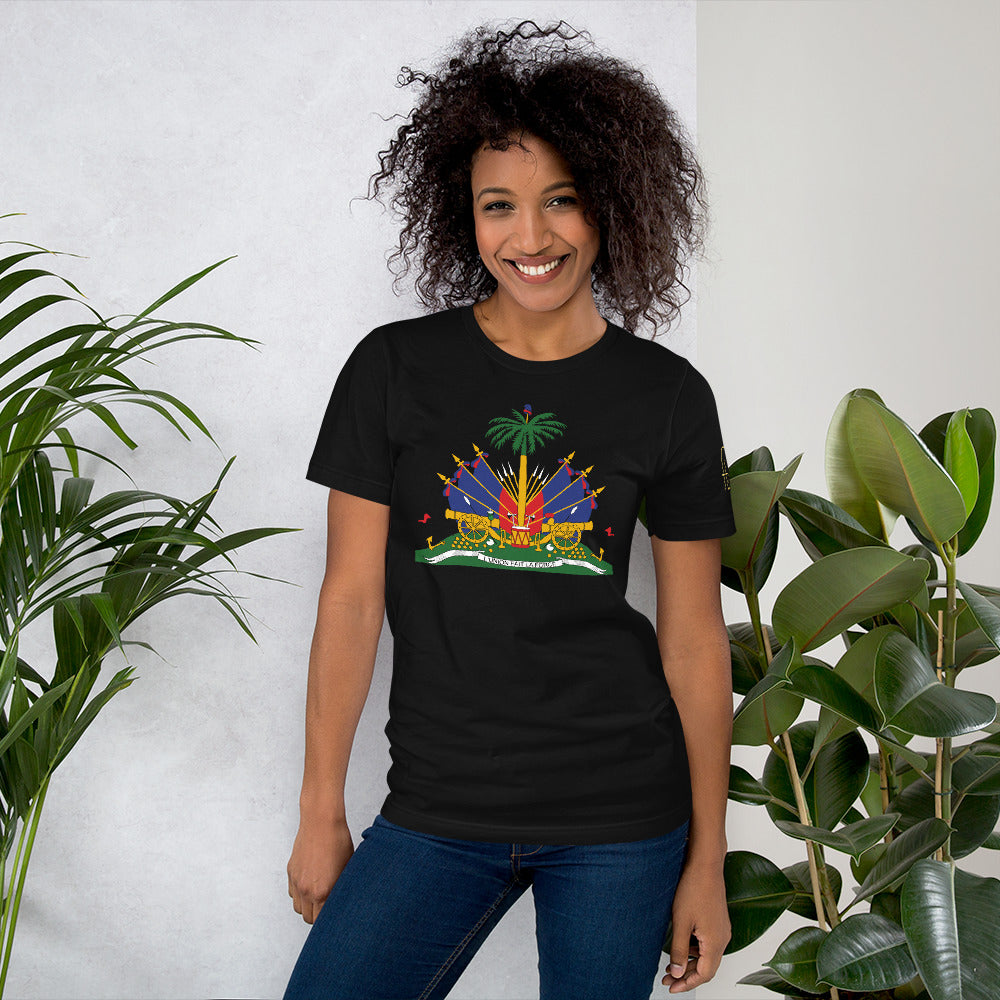 Haitian Flag Print Unisex t-shirt - Frantz Benjamin
