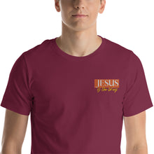 Load image into Gallery viewer, JS Embroidered Unisex t-shirt
